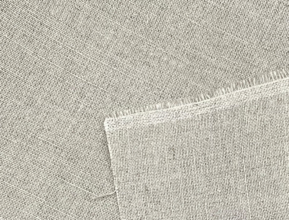 1 Yard Pure Linen Natural Extra Wide Fabric Heavyweight 10 oz 87 Inches Wide