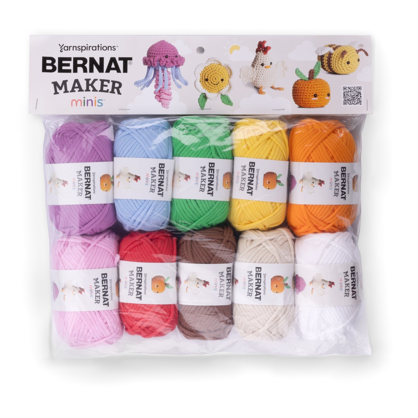 Bernat Maker Minis in Assorted Colors - 24 pack