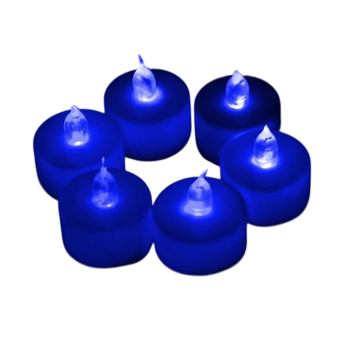6Pcs Tea Lights Votive Candles LED Flameless w/ Battery 200+ Hours