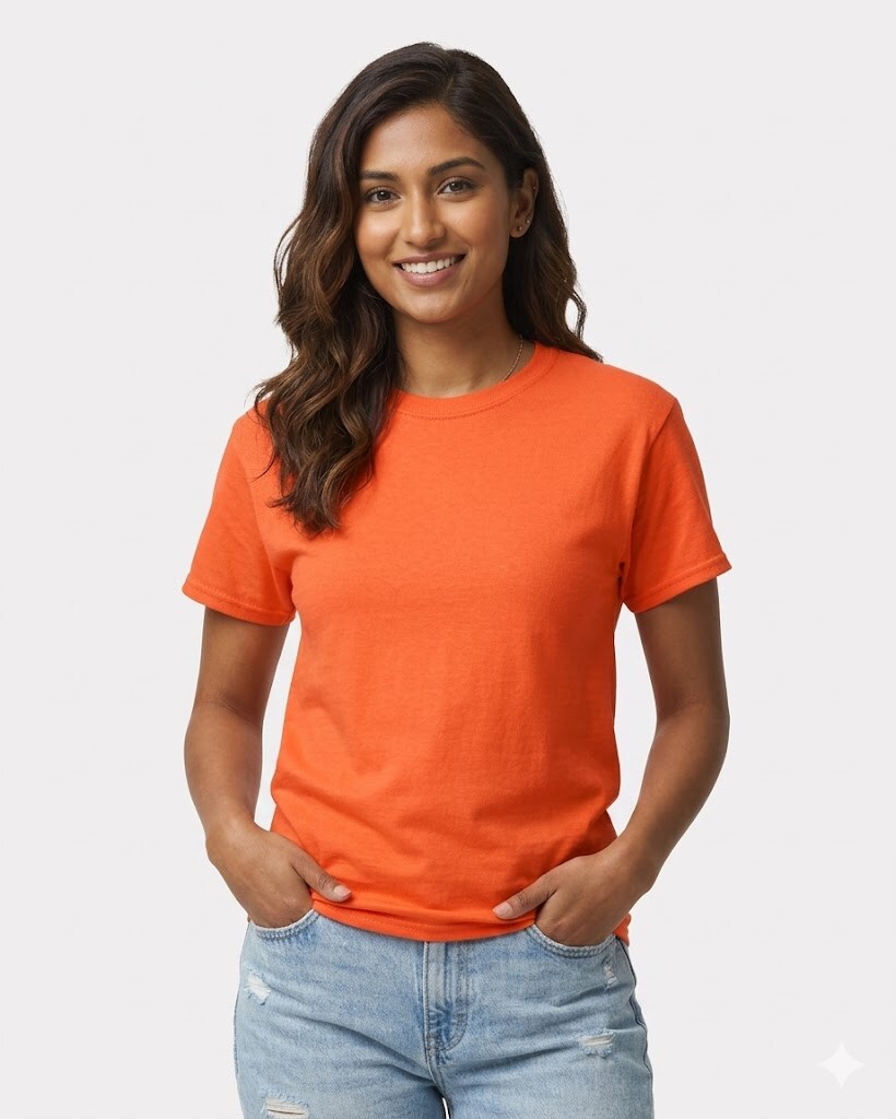 Gildan® Ultra Cotton Short Sleeve Crewneck T-Shirt for Everyday Wear, Custom Printing, DIY Crafts & Event Use Blank Tee