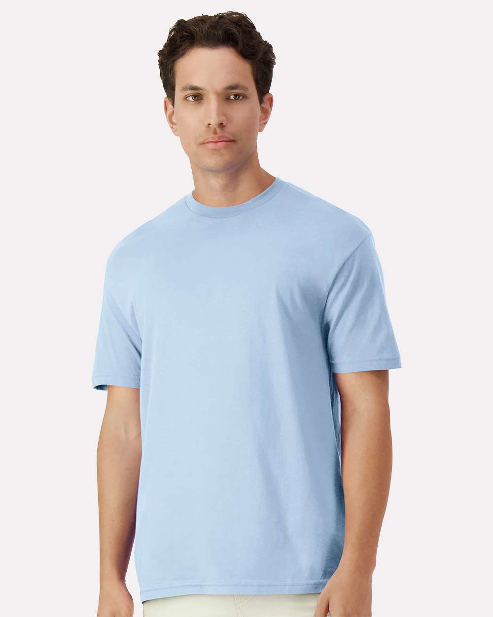Soft Adult Comfortable Crewneck Short Sleeve T-Shirt for Everyday Wear & Custom Printing Tee