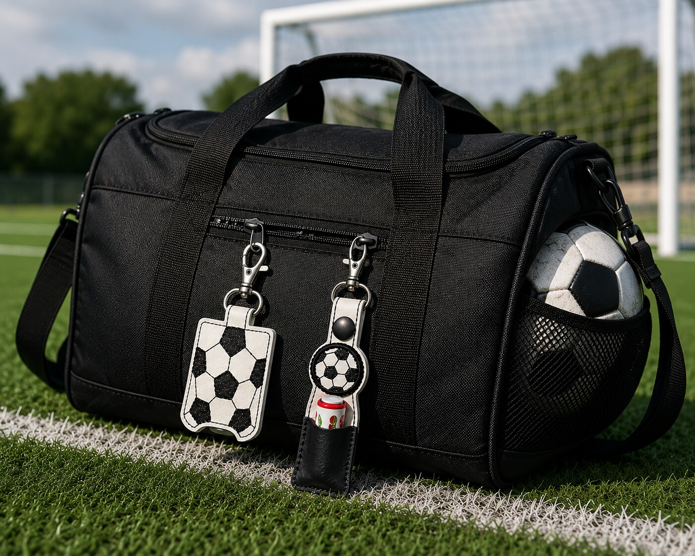 Soccer Hand Sanitizer Holder and or Lip Balm Holder | MakerPlace