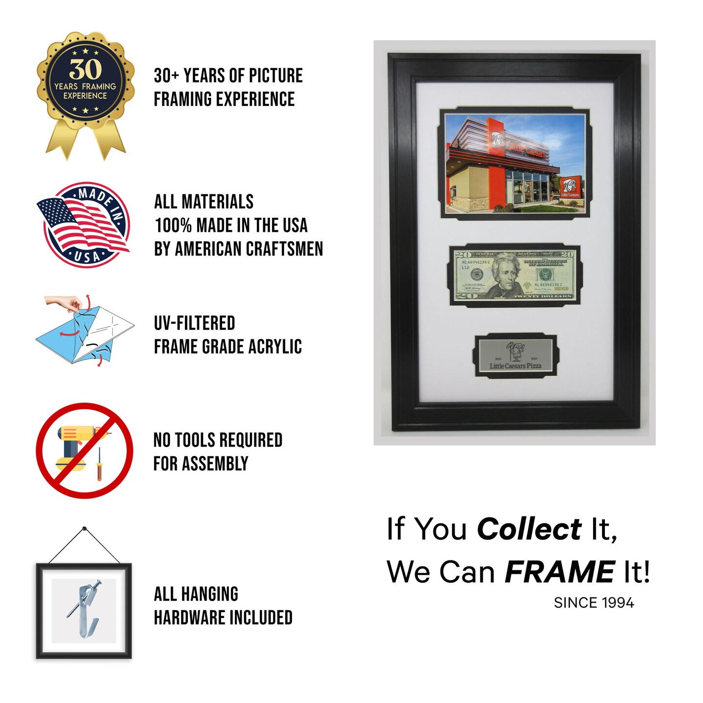 Dollar bill frame michaels hotsell