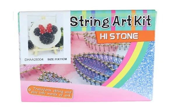 String Art Kit with Stand. Simple Decorative DIY String Art Craft Kit M1-4 DHAA28304