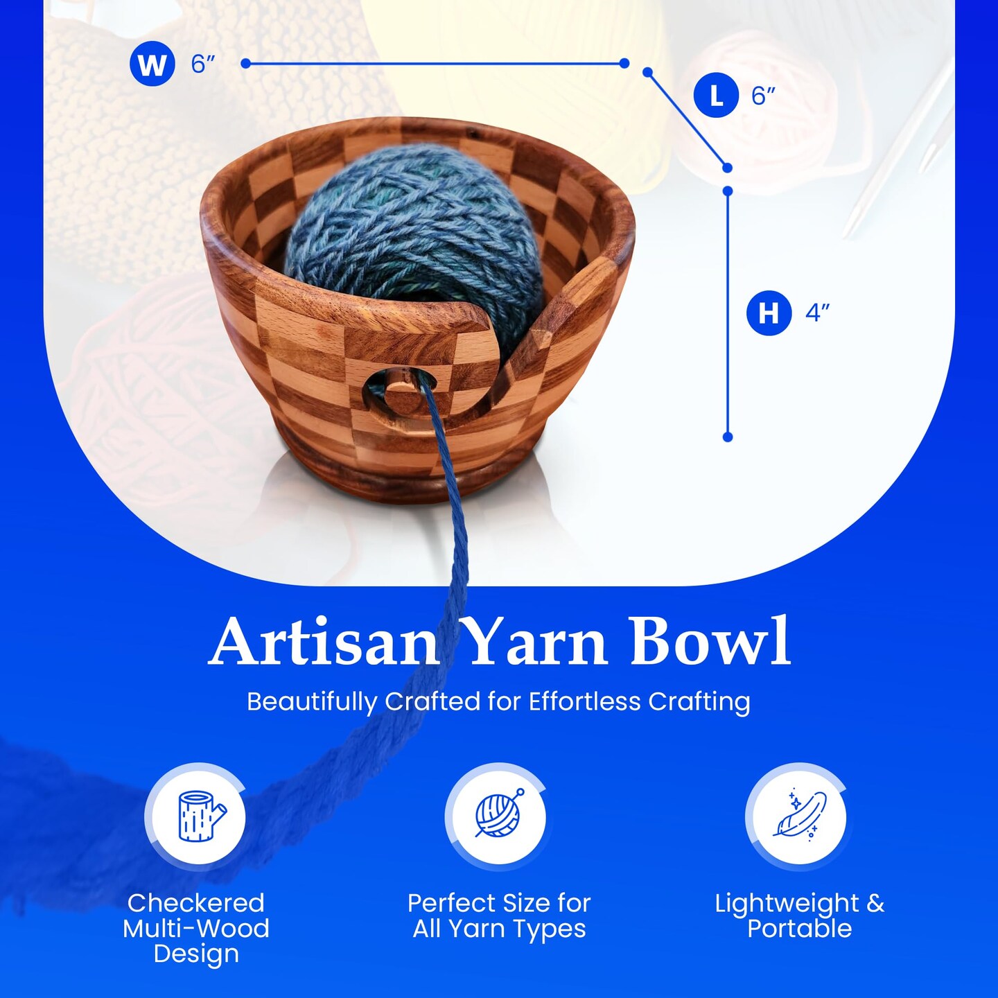 My Two Ladies | Artisan Yarn Bowl