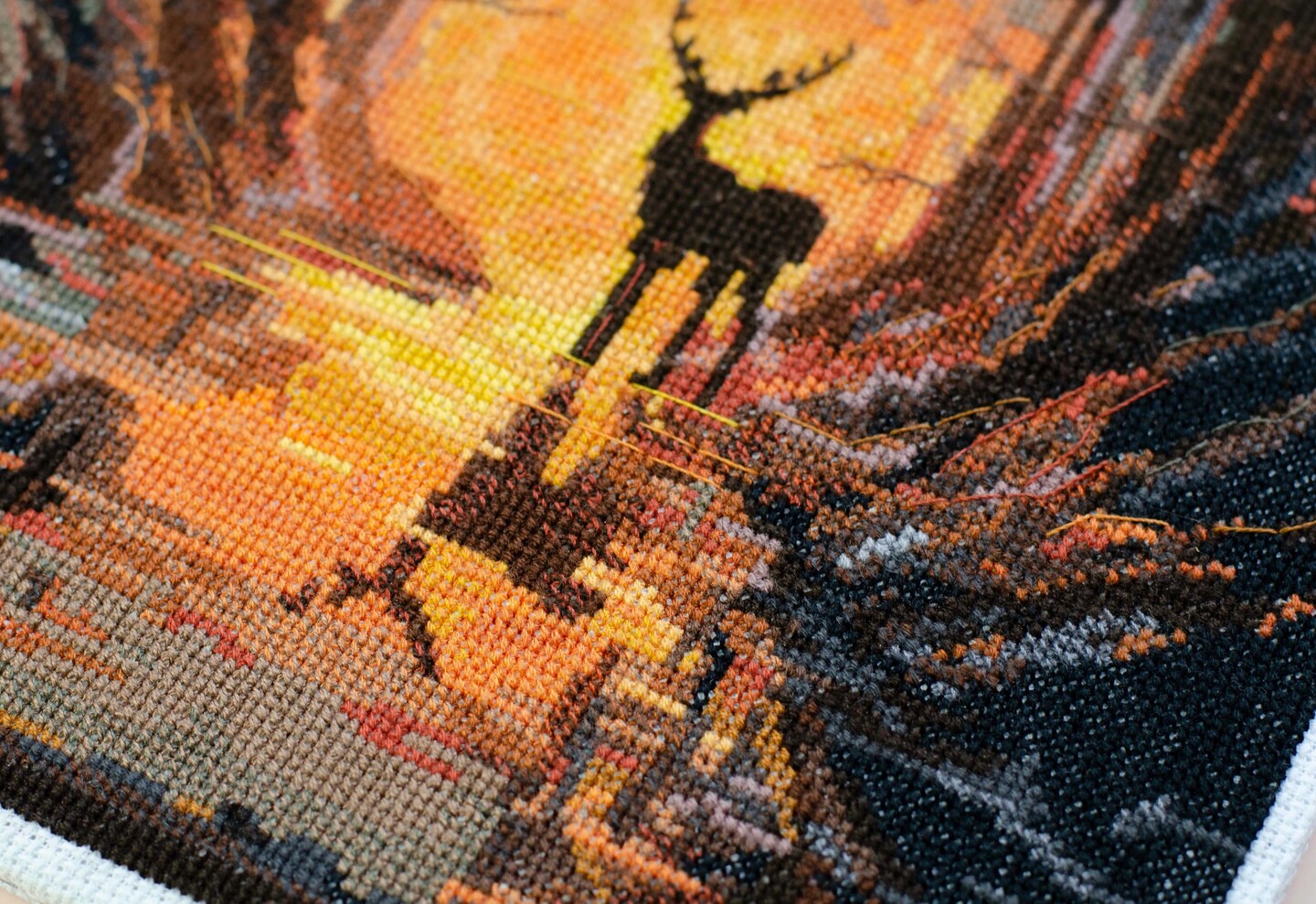 Cross-stitch kit - Forest guard