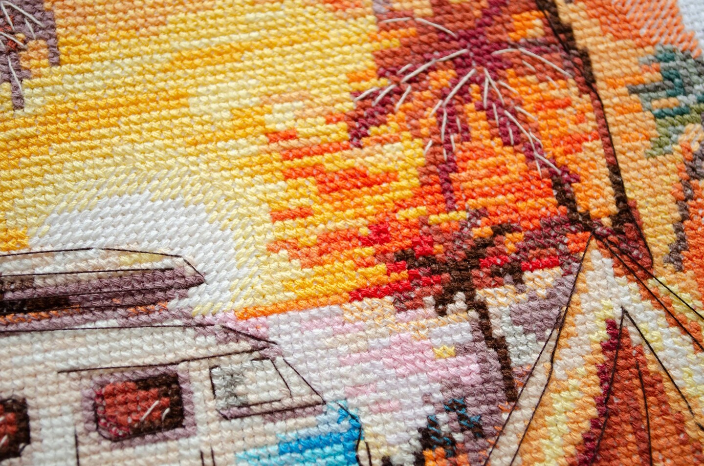 Cross-stitch kit - Beach adventures