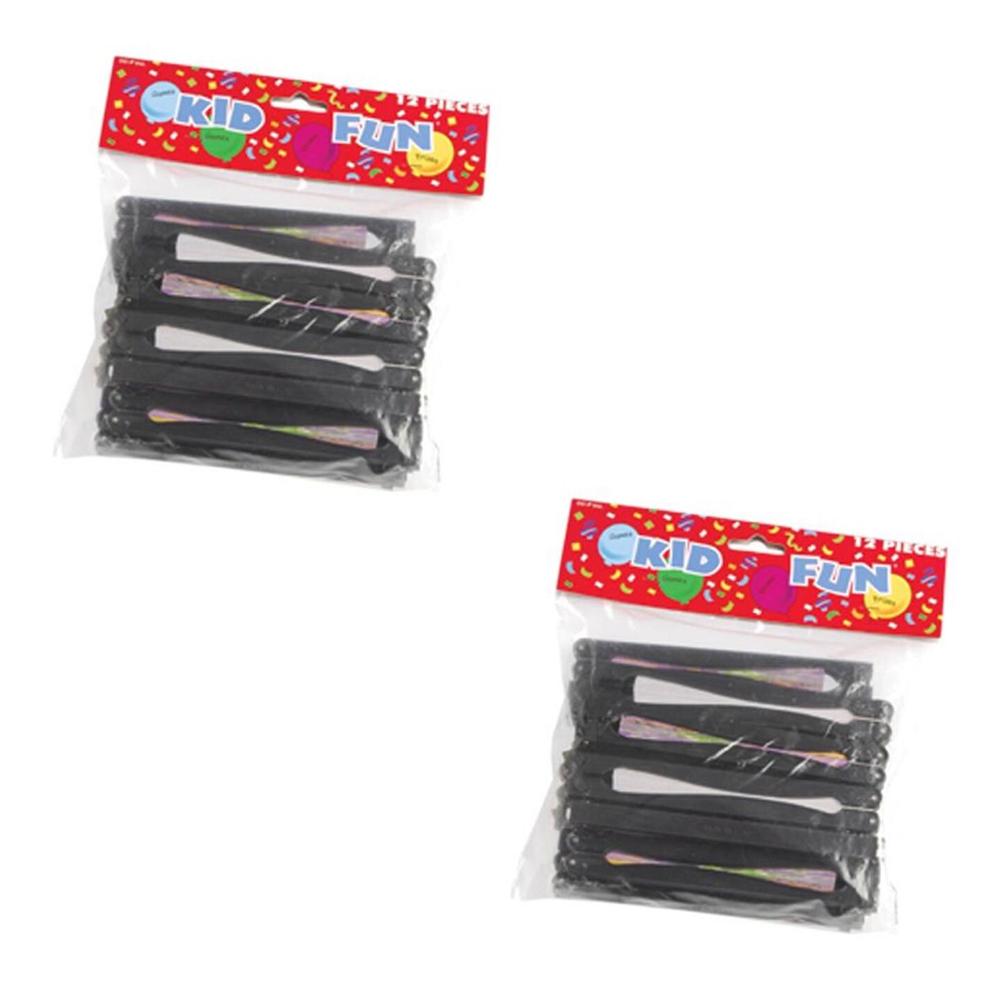 Mardi Gras Folding Fans Include 12 Units