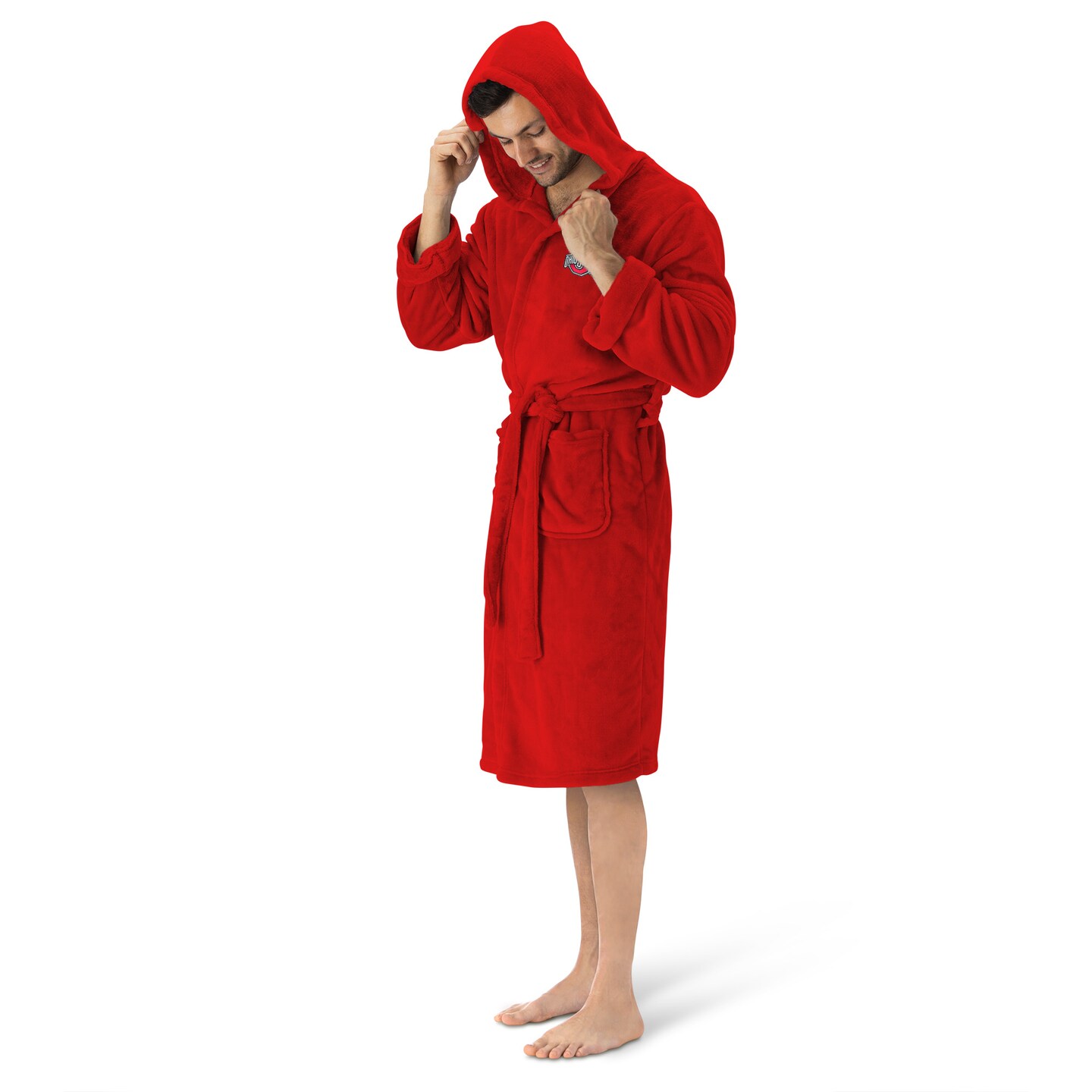 Ohio State Buckeyes NCAA Hooded Silk Touch Bath Robe 26×47 Inches