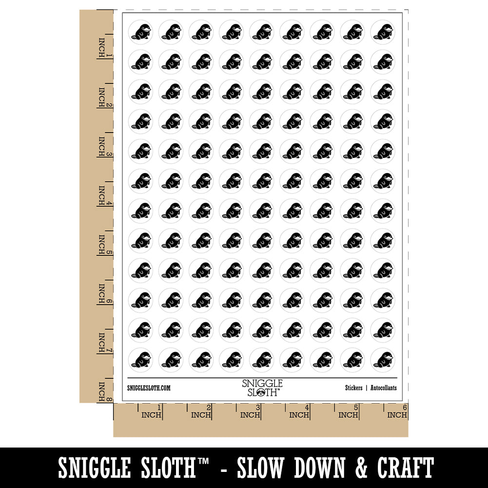 Cute Weird Duck Billed Platypus 200+ 0.50&#x22; Round Stickers