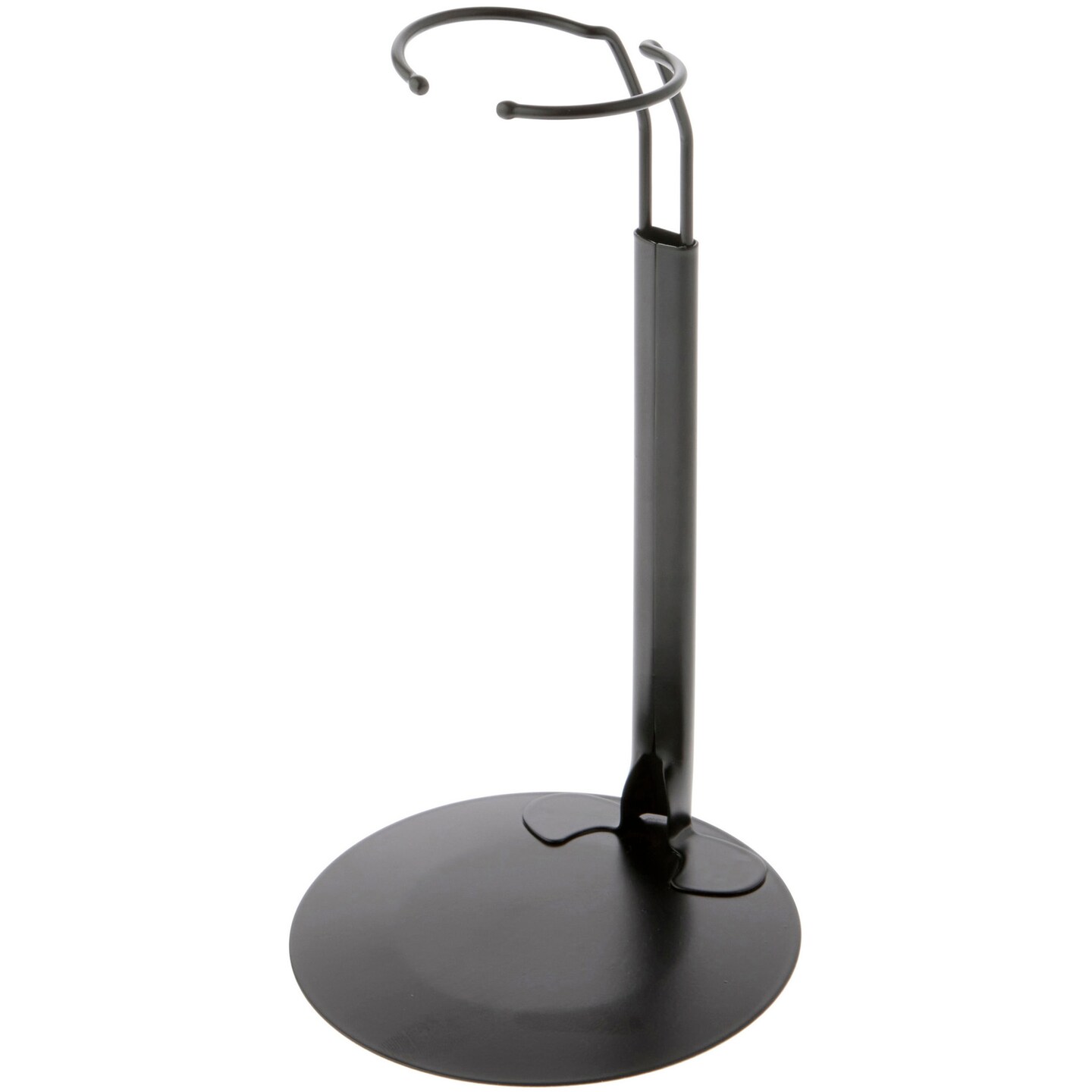 Plymor DSP-70B Black Adjustable Doll Stand, fits 12, 13, 14, 15, 16, and 17 inch Dolls or Action Figures, Waist is 2.25&#x22; - 2.75&#x22; wide, 6&#x22; - 8&#x22; around