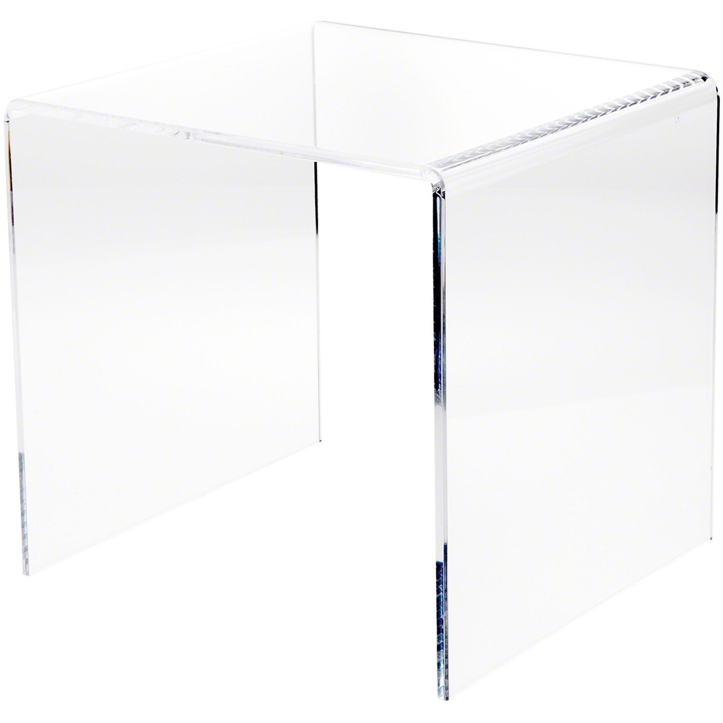 Plymor Clear Acrylic Beveled Square Display Riser | Michaels
