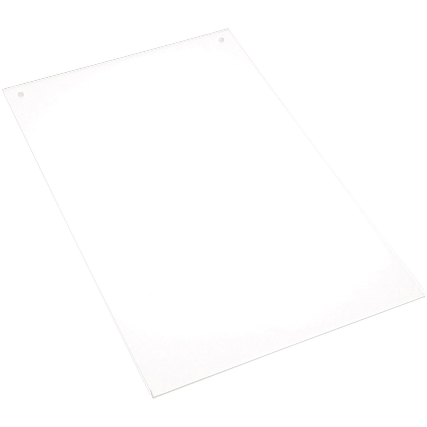 Plymor Clear Acrylic Sign Display / Literature Holder (Wall-Mount), 11&#x22; W x 17&#x22; H
