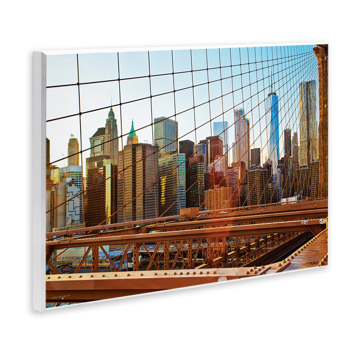 Stupell Industries Cityscape Through Bridge Wall Plaque Design by Seven Trees Design