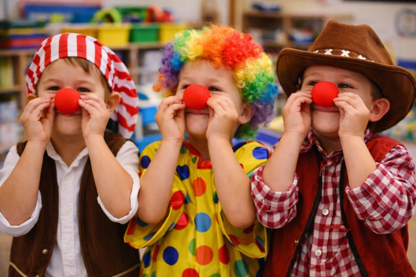 Red Clown Noses – 12 Pack for Kids, Classroom Dress Up, Parties & Pretend Play