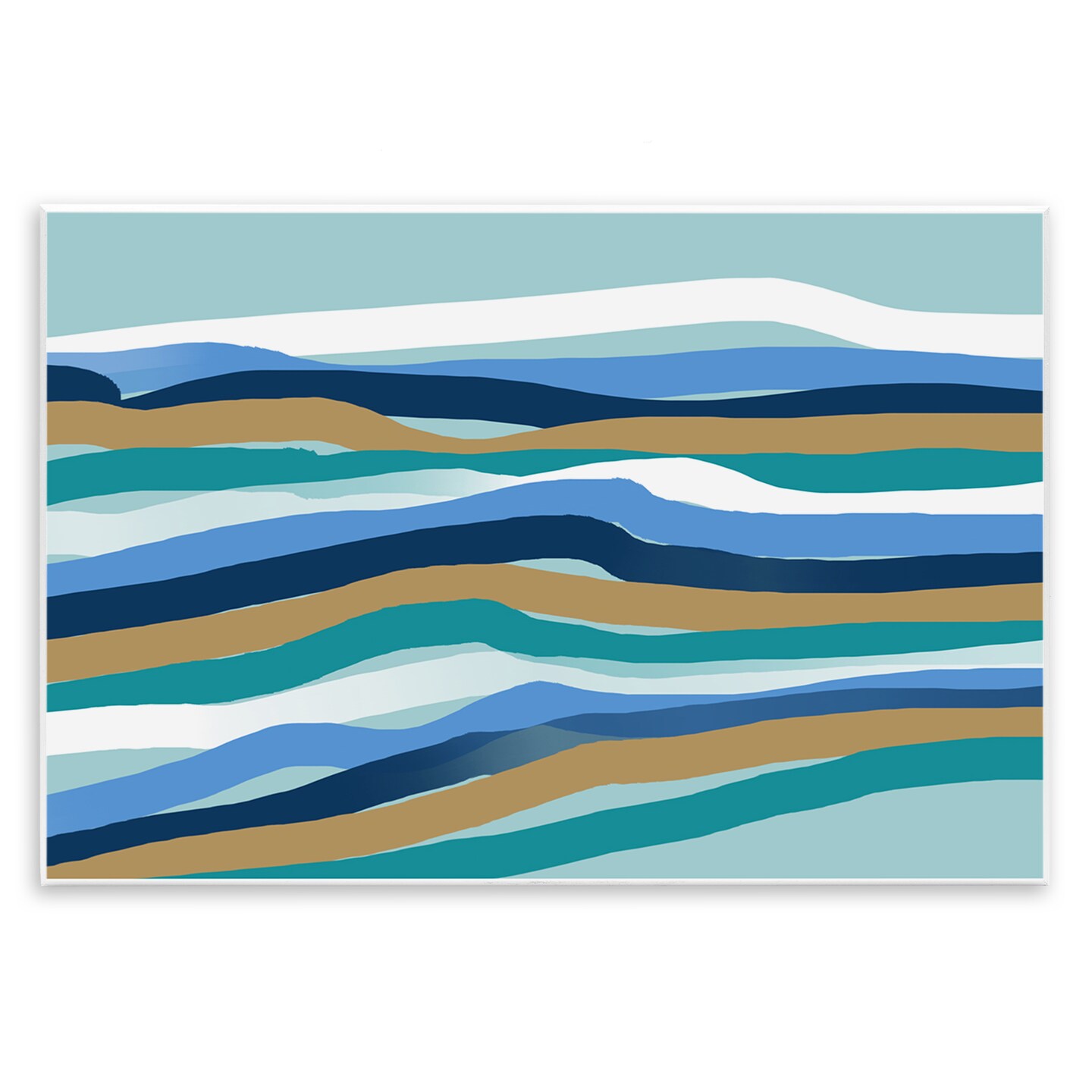 Stupell Industries Between The Waves Ripples Wall Plaque, design by Atelier Posters