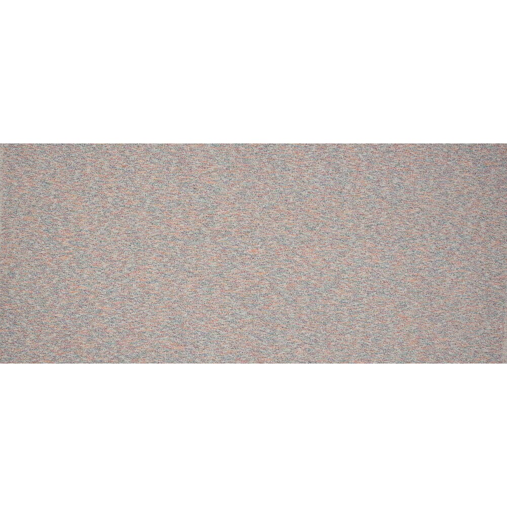 1 Yard Multicolor &#x26; Ivory Crepe Back Boucled Cotton Tweed Fabric