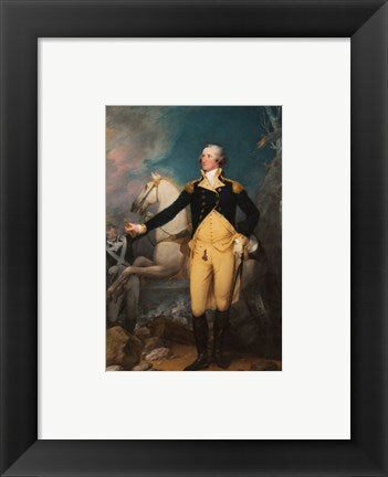 Framed Art General George Washington at Trenton by John Trumbull Wall Decor 18x24 Artwork