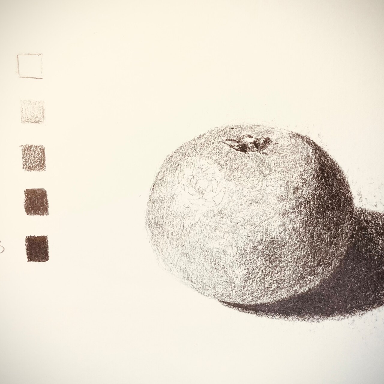 Art in August | Graphite Drawing & Rendering Forms