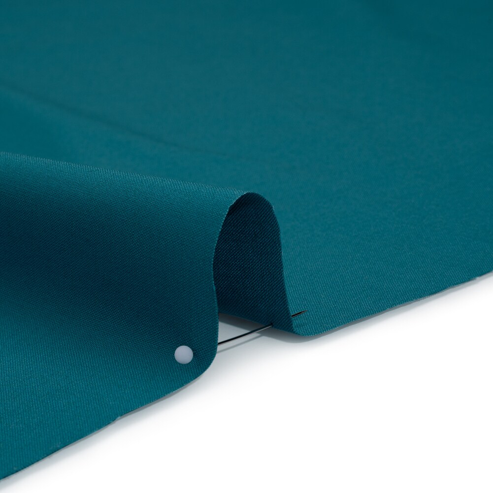 1 Yard Cerulean Blue Solid Quilting Cotton Fabric - Smooth Soft Hand and Supple Drape