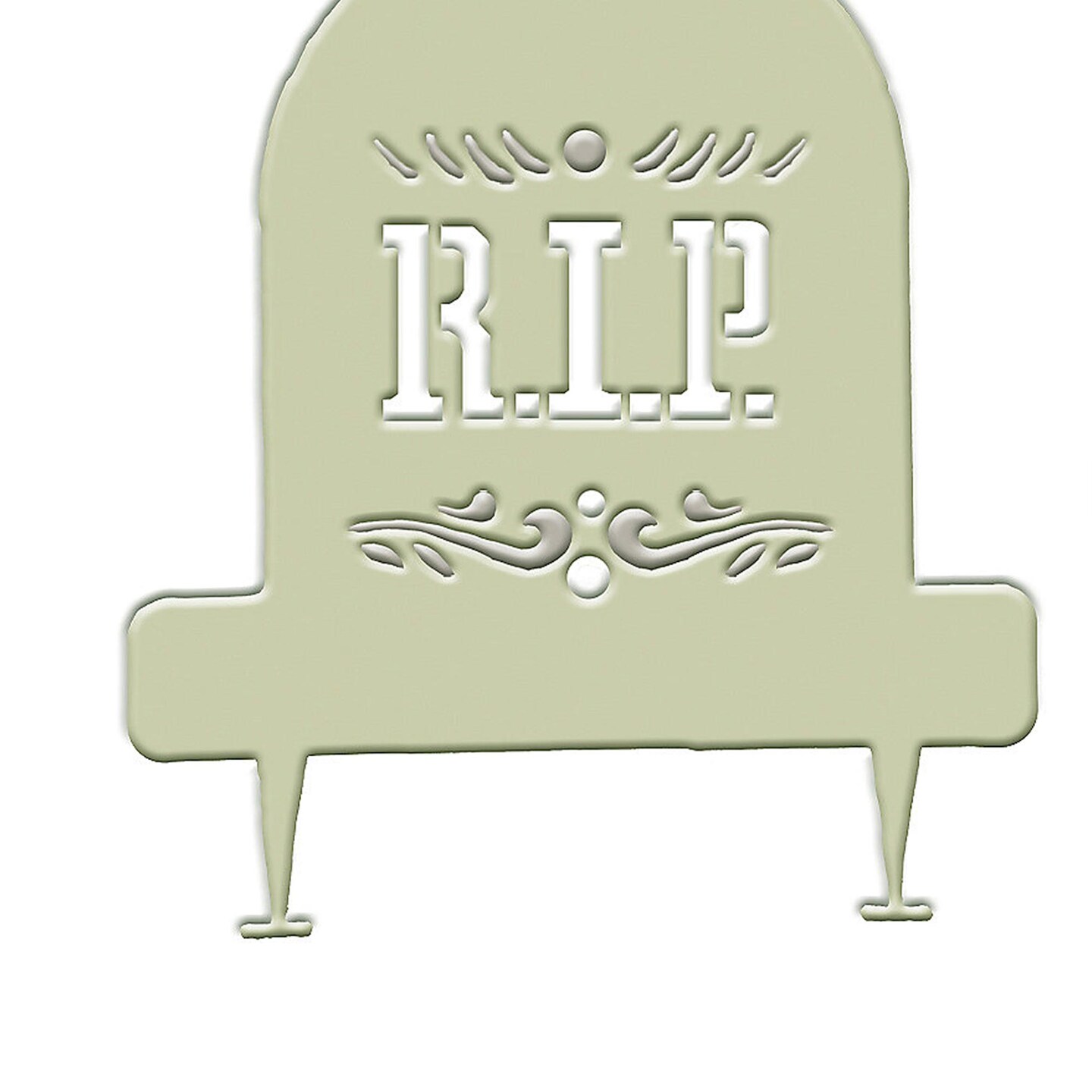 Grave Yard Set With Skull