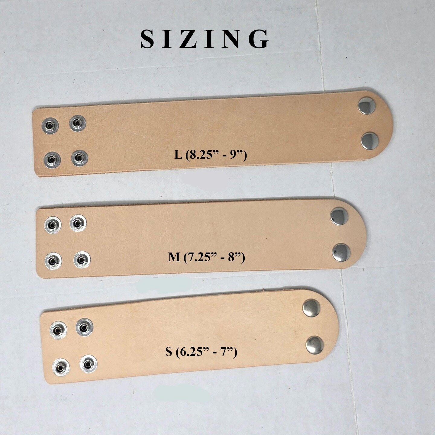 Blank Leather Cuffs 2" Wide – 4-Pack Vegetable Tanned Bracelets for DIY, Stamping & Engraving