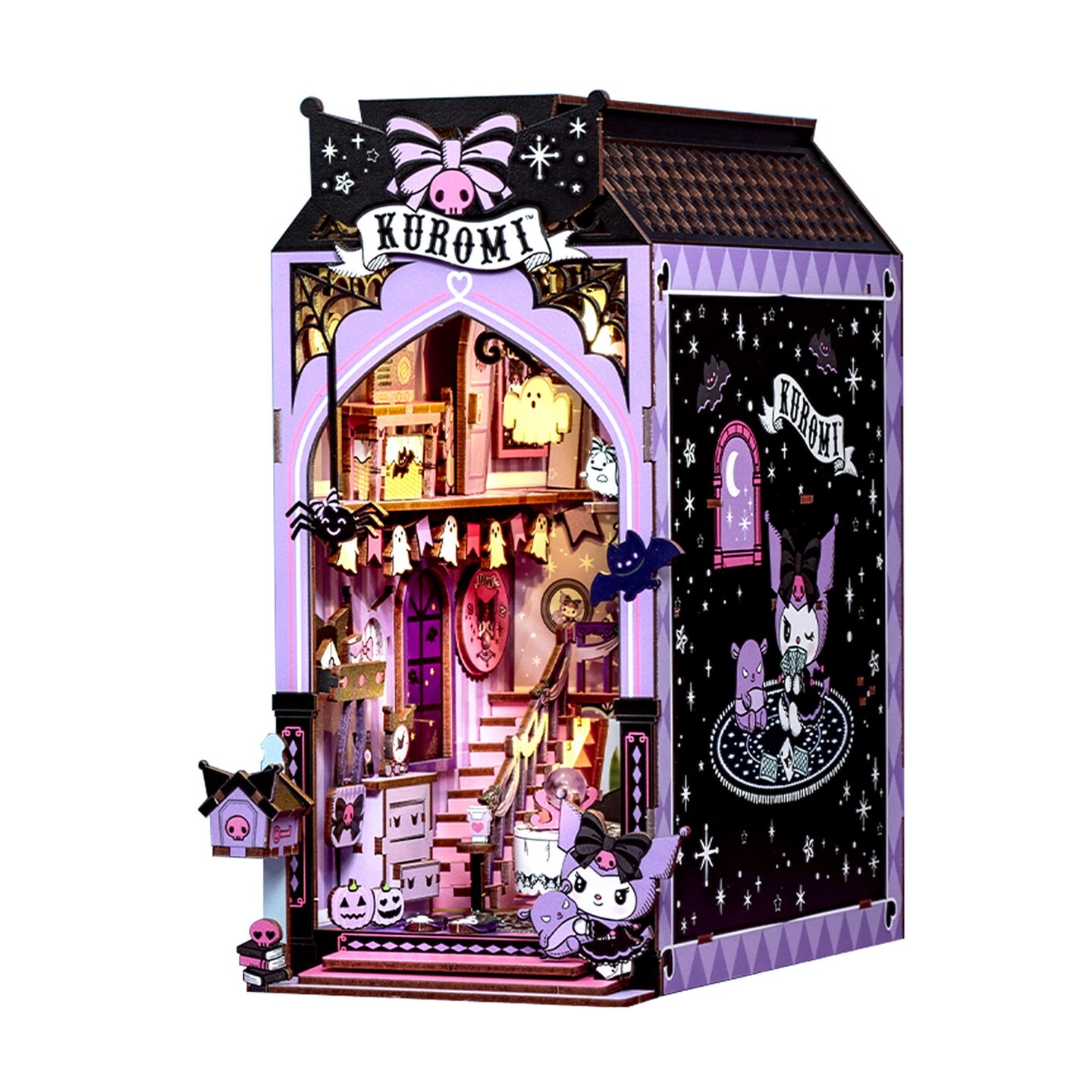 Kuromi&#x2122; Spooky House - DIY Book Nook Kit