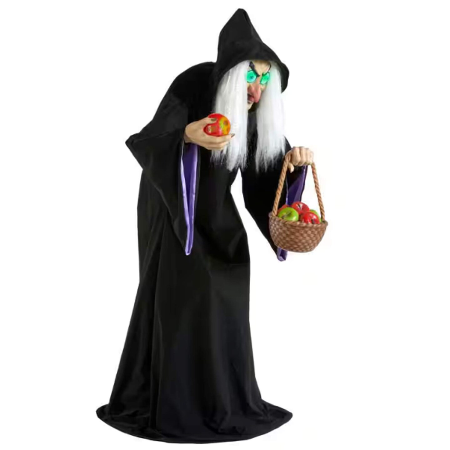 Animated LED Evil Queen Halloween Decoration 5.5 Feet