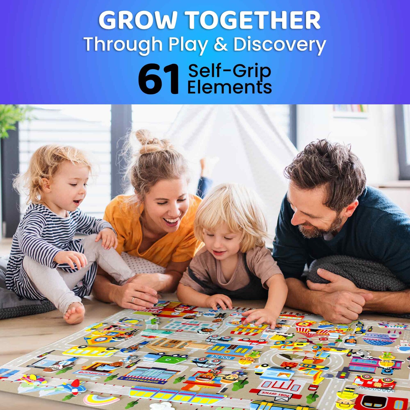 Felt Board City for Kids | Educational Flannel Toy