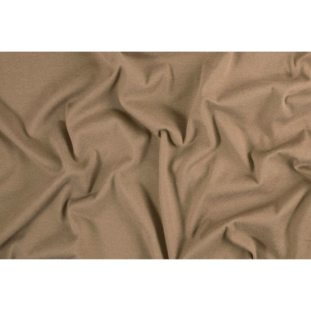 1 Yard Almond Buff Cotton Polyester Velour Fabric Soft Stretch Knit Velvet 60 Inch Width