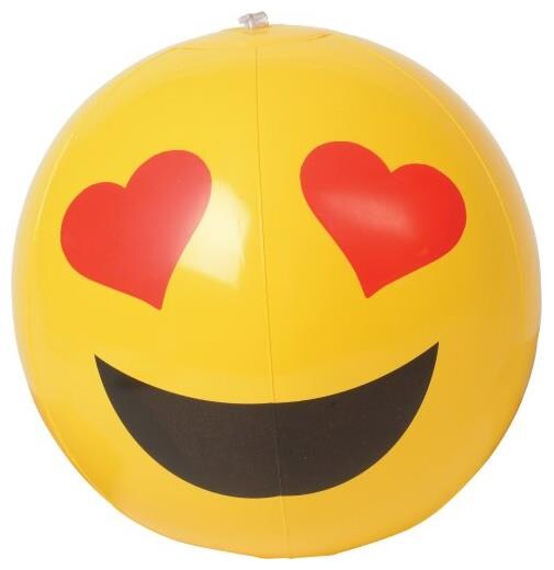 Emoji Inflatable Balls Include 12 Units