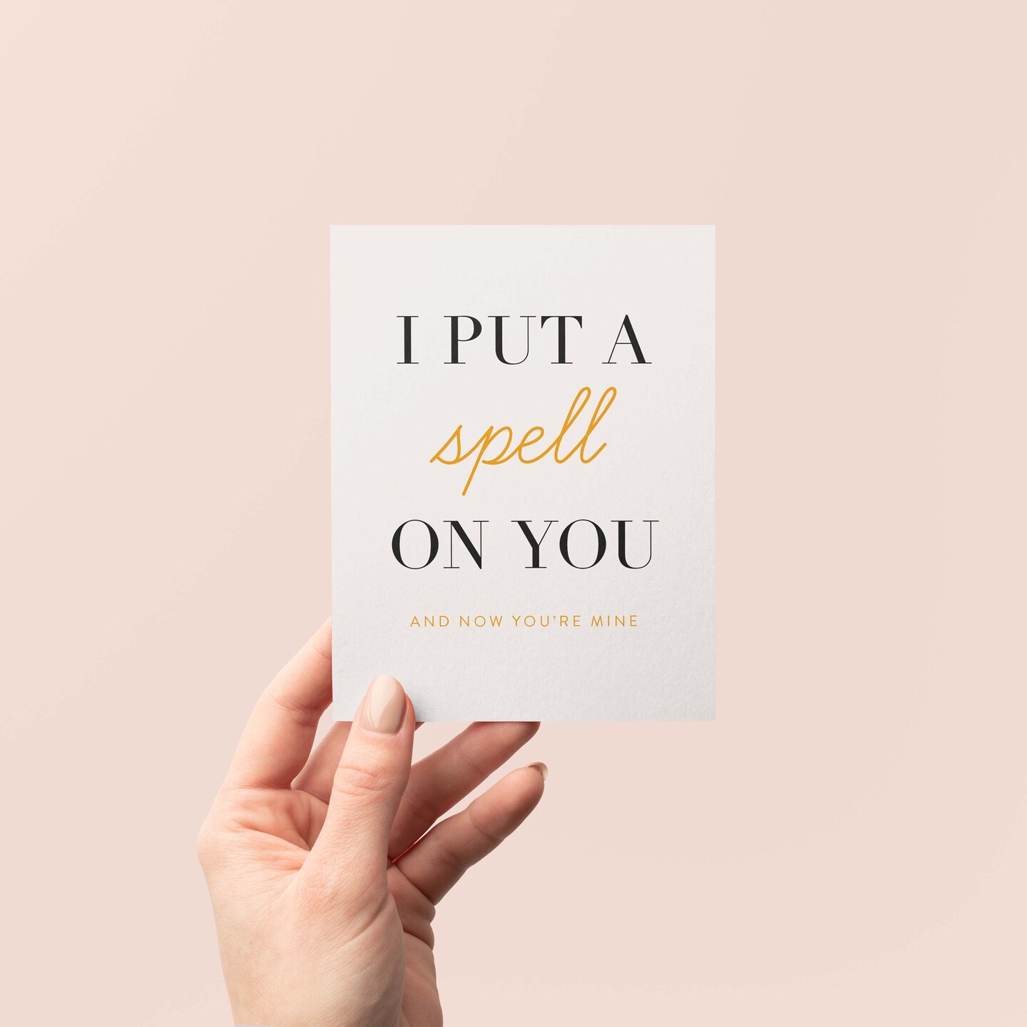 Put a Spell on You Funny Halloween Greeting Card | Halloween Cards | Adult Halloween Cards | Card for Him | Card for Her | Card for Friend product 3