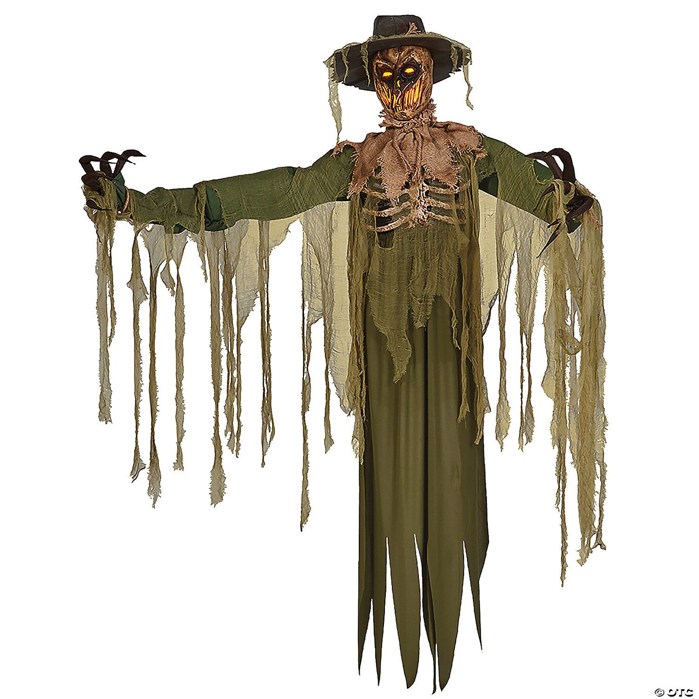 6 Ft Animated Inferno Scarecrow Halloween Decoration