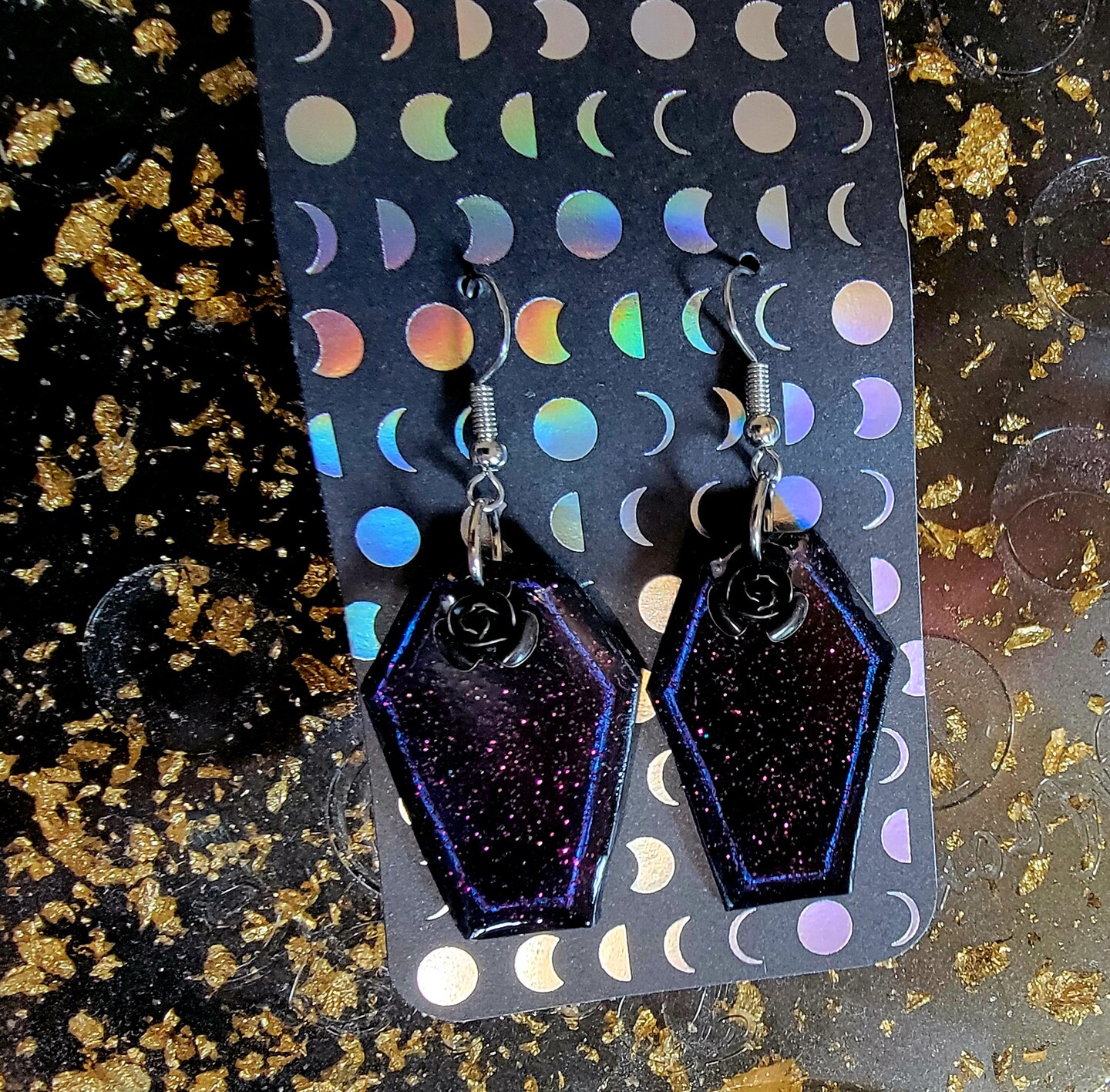 juul pod earrings Polymer Clay Coffin geek bar blue razz ice allergenic earring hooks made Flavor:Rainbow Cloudz smoke shop geek bar