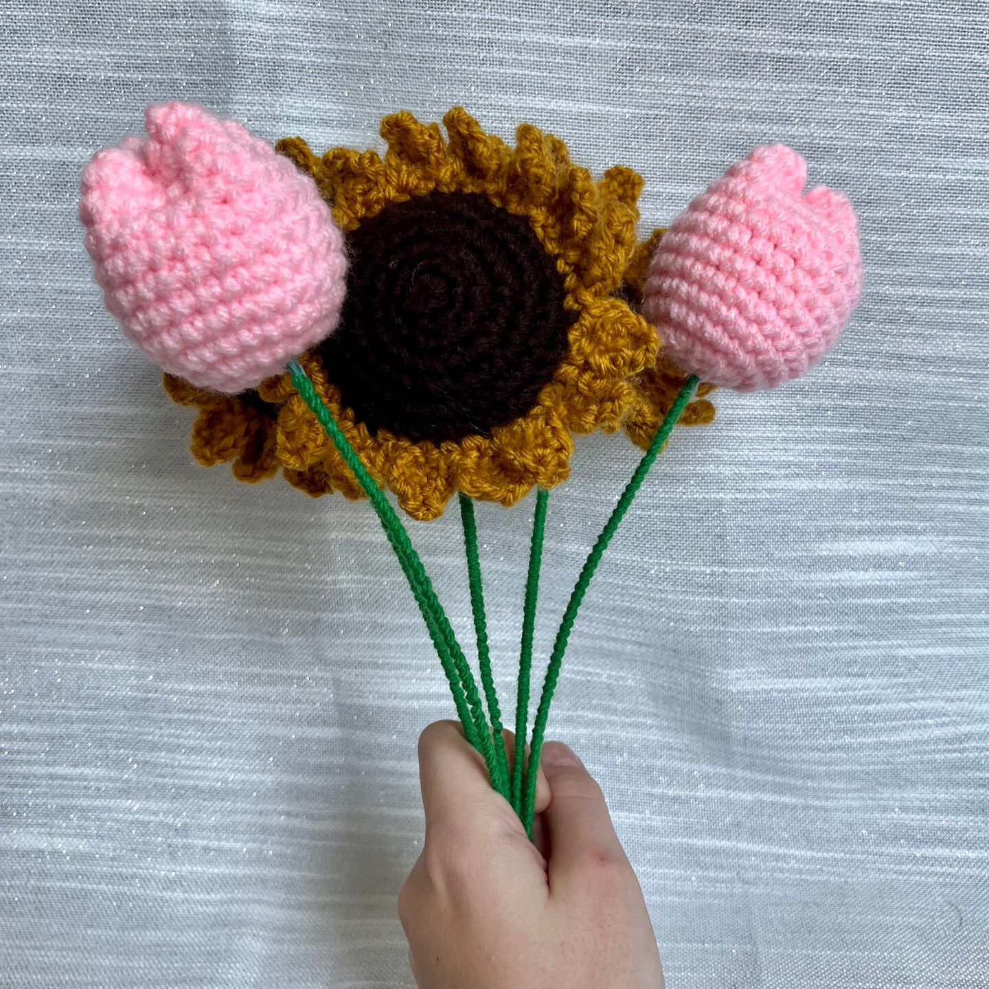 product name is Crochet flowers
