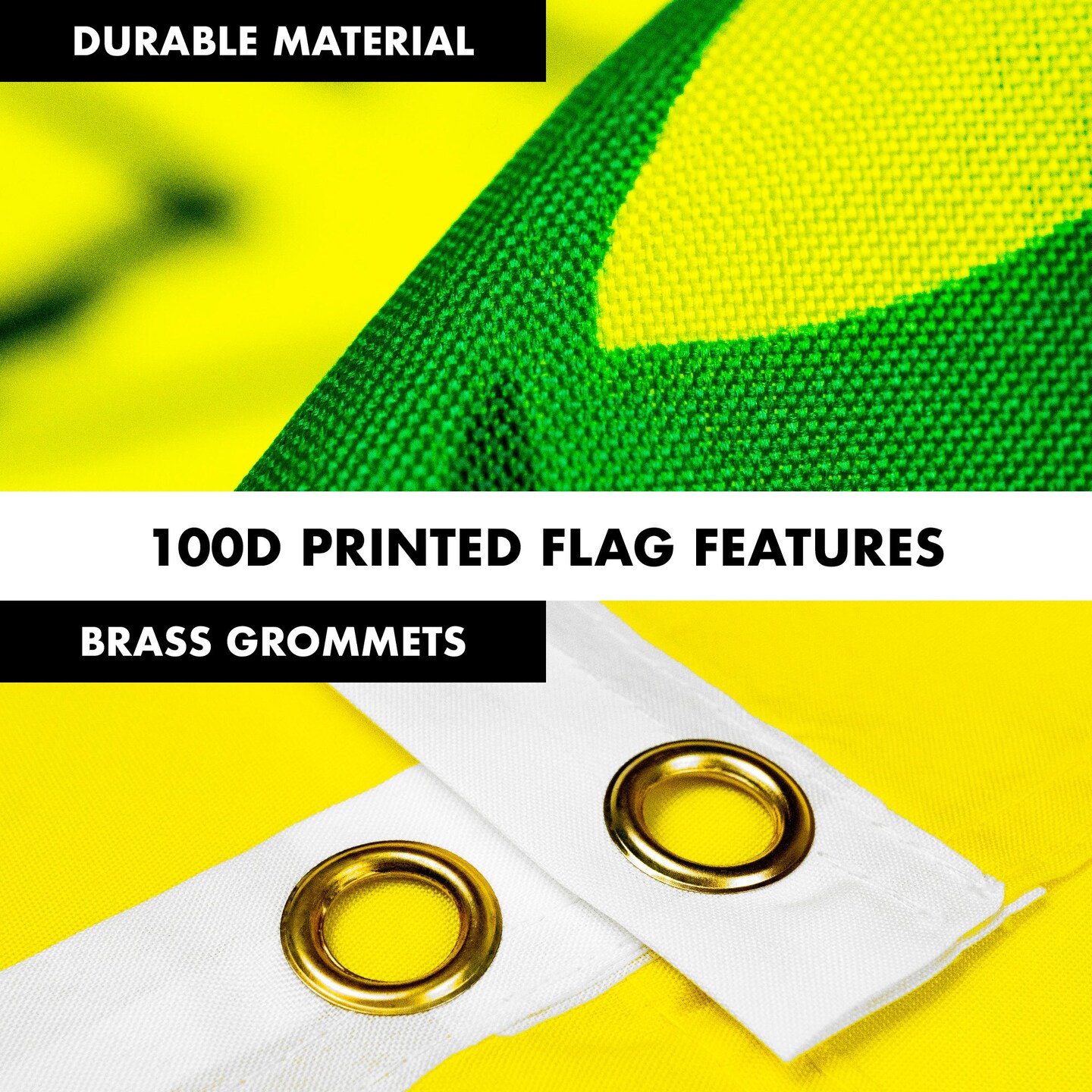 G128 - 6 Feet Tangle Free Spinning Flagpole (Silver) Gadsden Brass Grommets Printed 3x5 ft (Flag Included) Aluminum Flag Pole