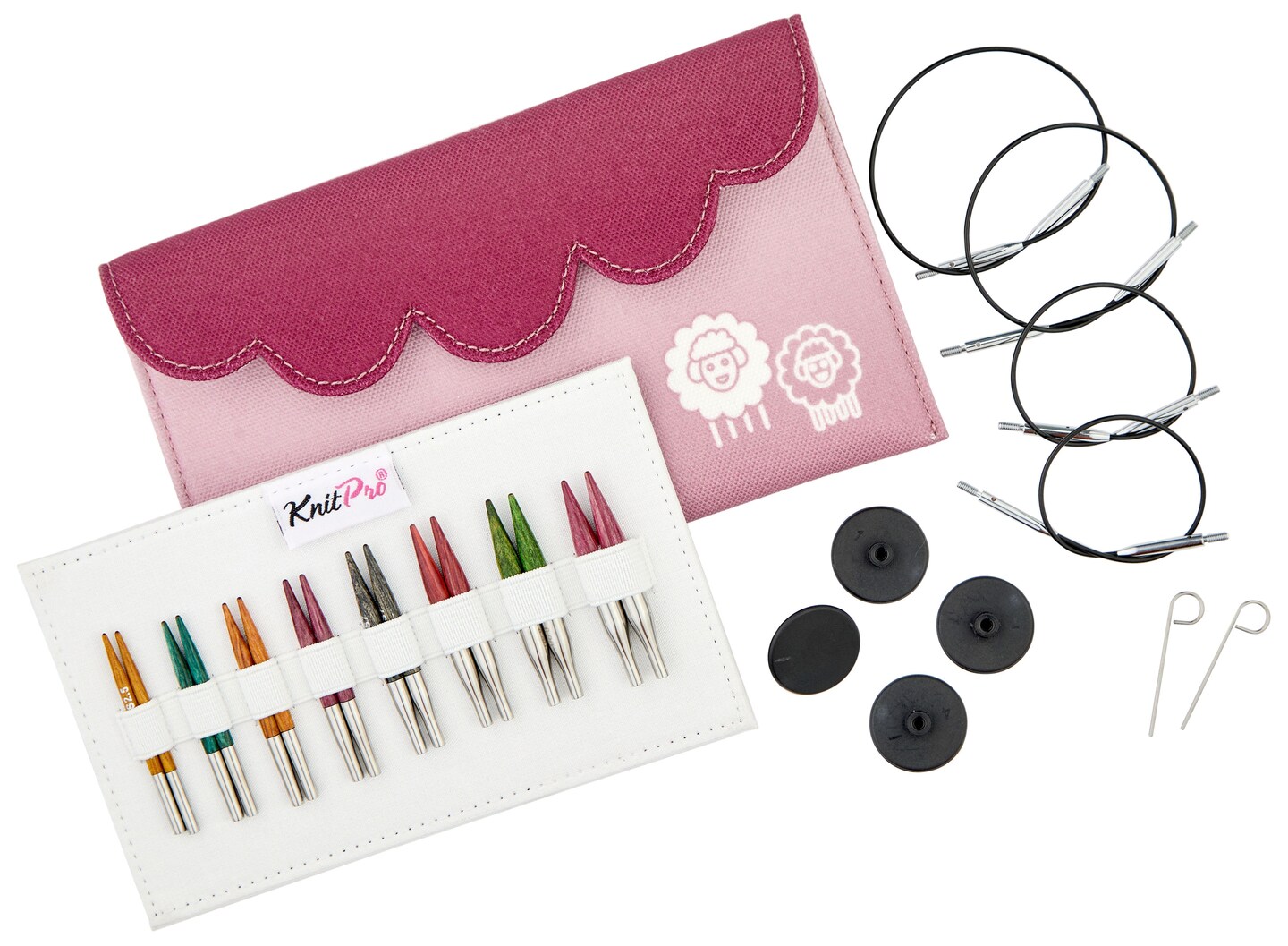 KnitPro-Dreamz Mini Interchangeable Needle Set 2&#x22;-8 Pair Interchangeable Tips