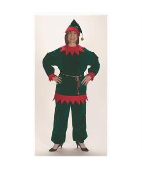Adult Velvet Elf Suit