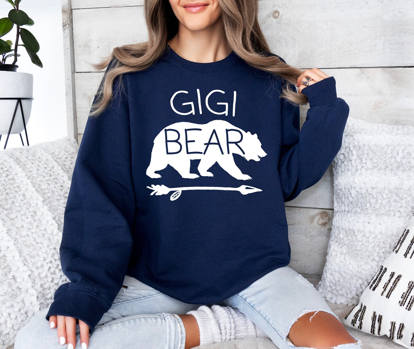 Gigi Bear Sweatshirt Gigi Shirt Gigi Gift Gift for Gigi Mothers Day Shirt Grandma Sweatshirt Grandma Shirt MakerPlace by Michaels