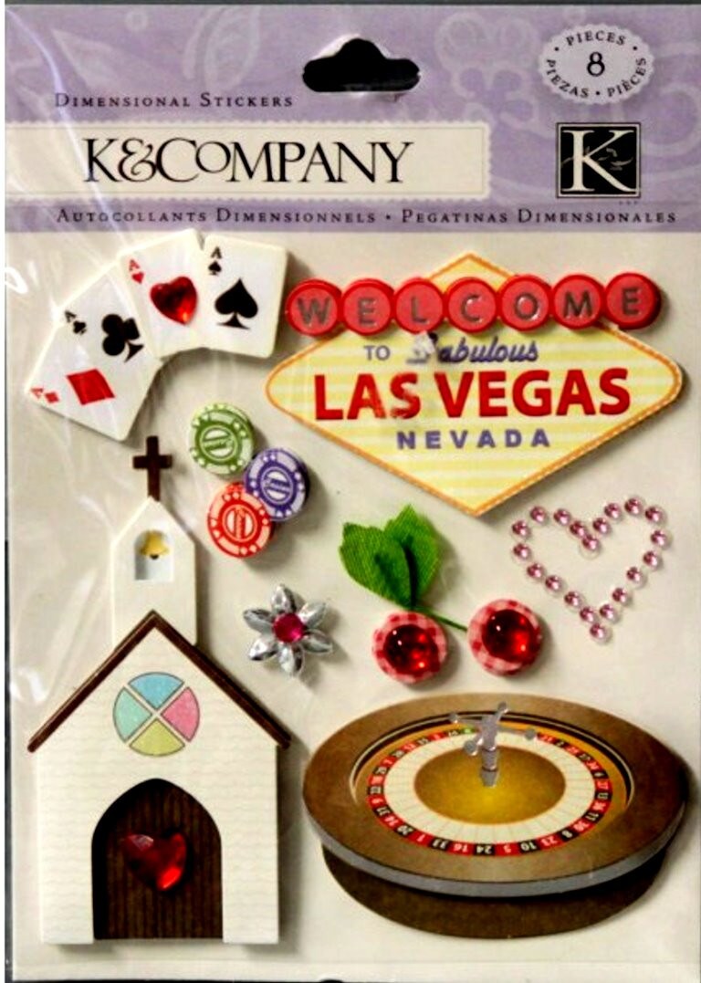 K &#x26; Company Las Vegas Dimensional Stickers