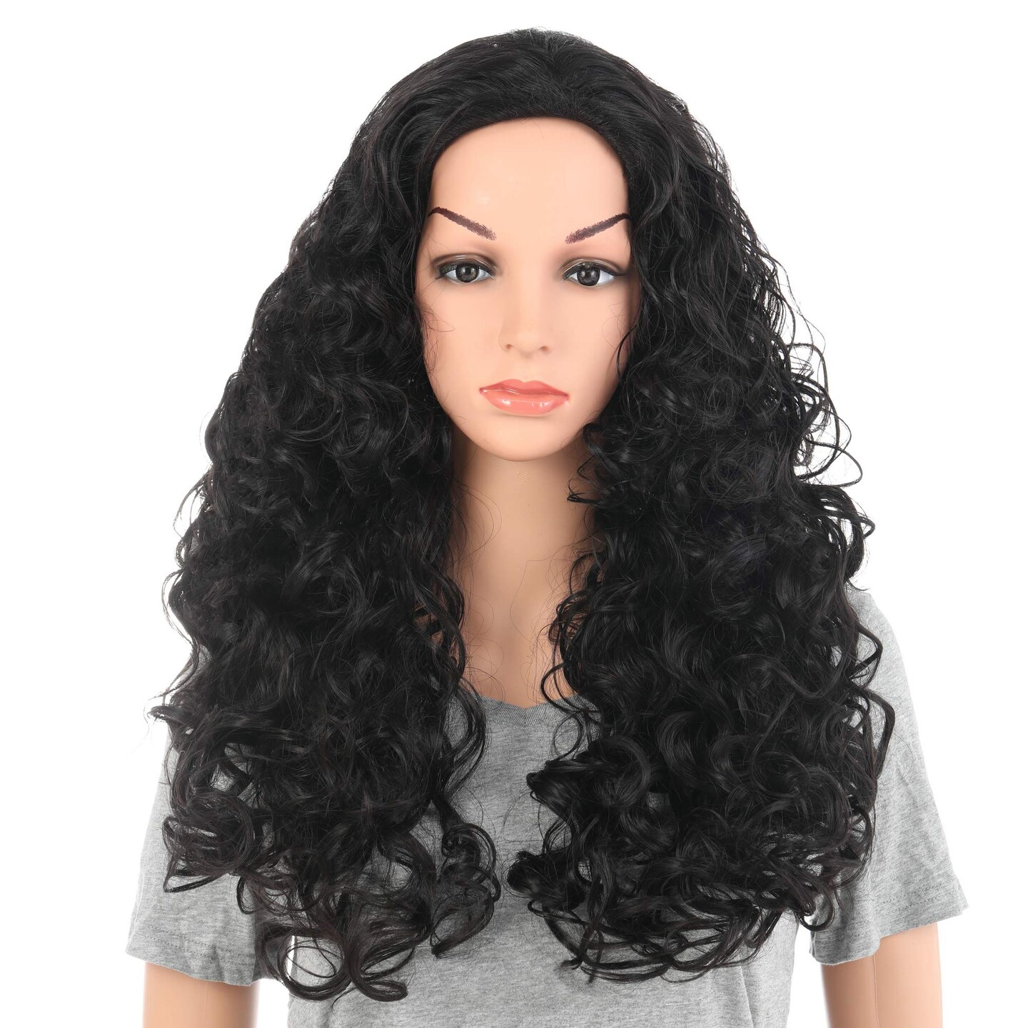 OneDor Long Hair Curly Wavy Full Head Halloween Wigs Cosplay Costume