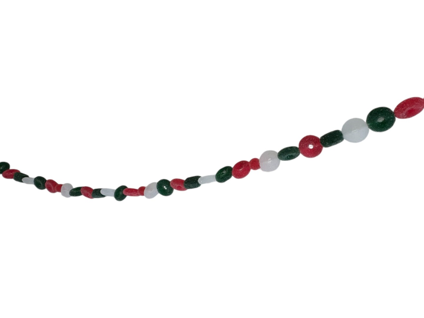 72&#x22; Frosted Candy Christmas Garland - Red, Green, and White