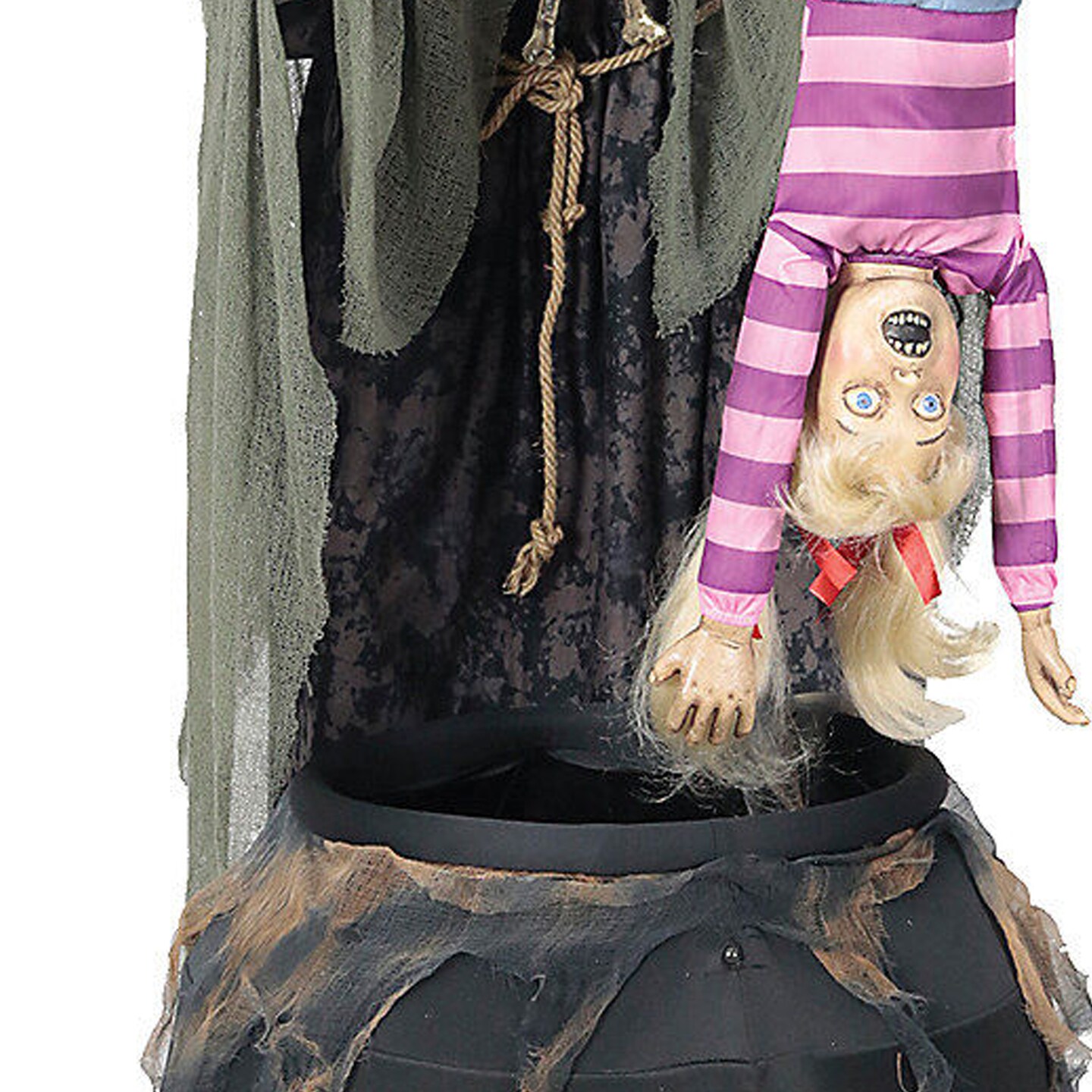 Stew Brew Witch With Kid With Fog