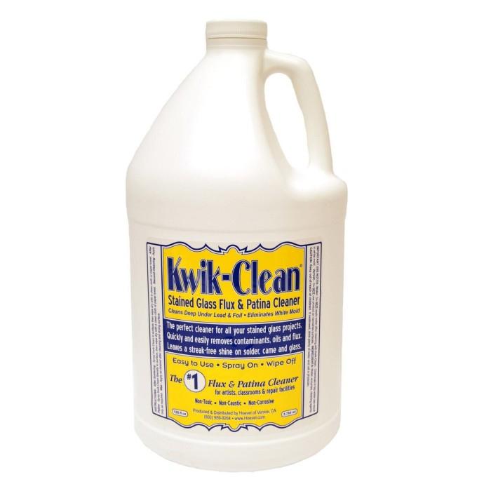Kwik Clean Flux & Patina Cleaner, Non-Toxic Cleaner for Glass Projects Gallon