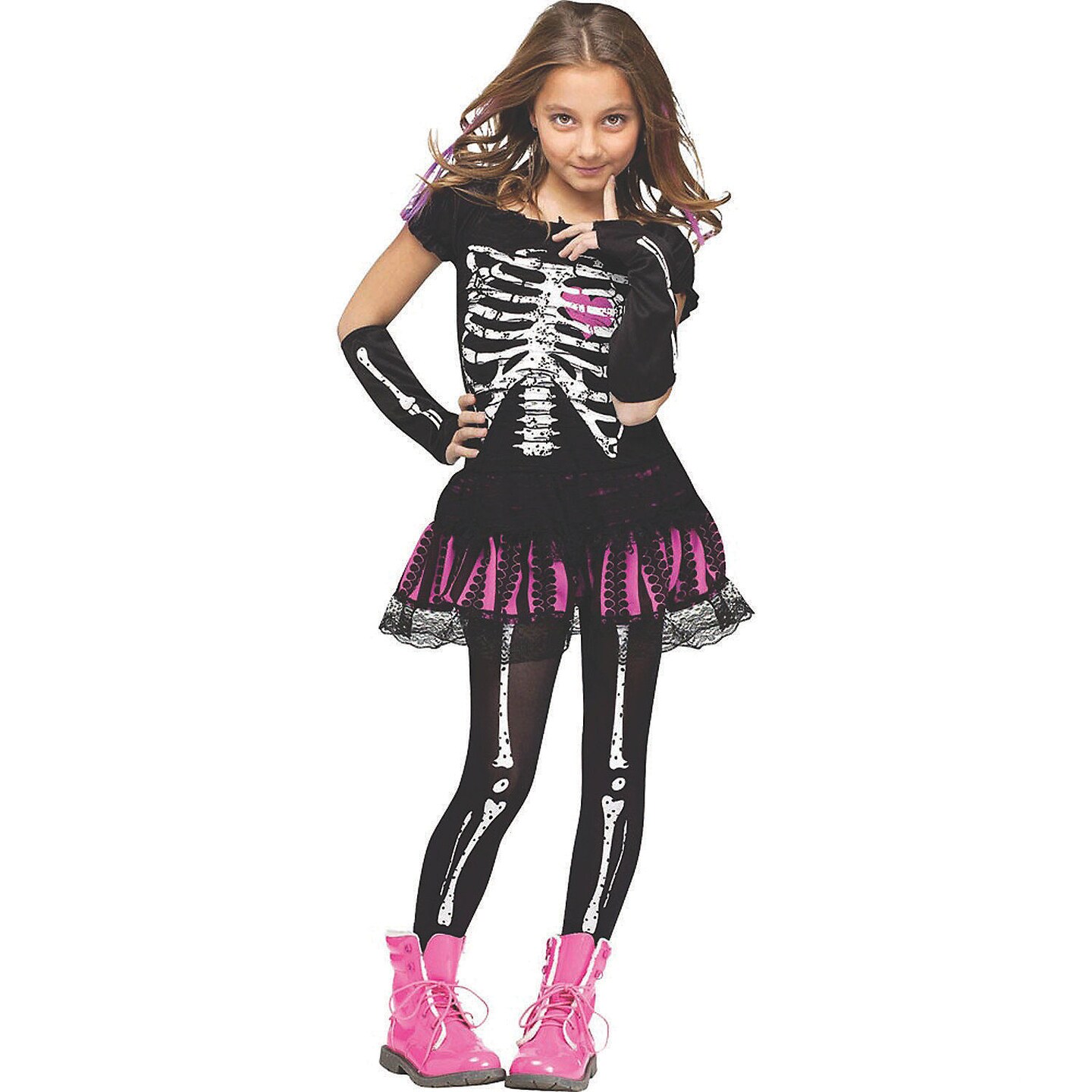 Girl&#x27;s Skeleton Costume
