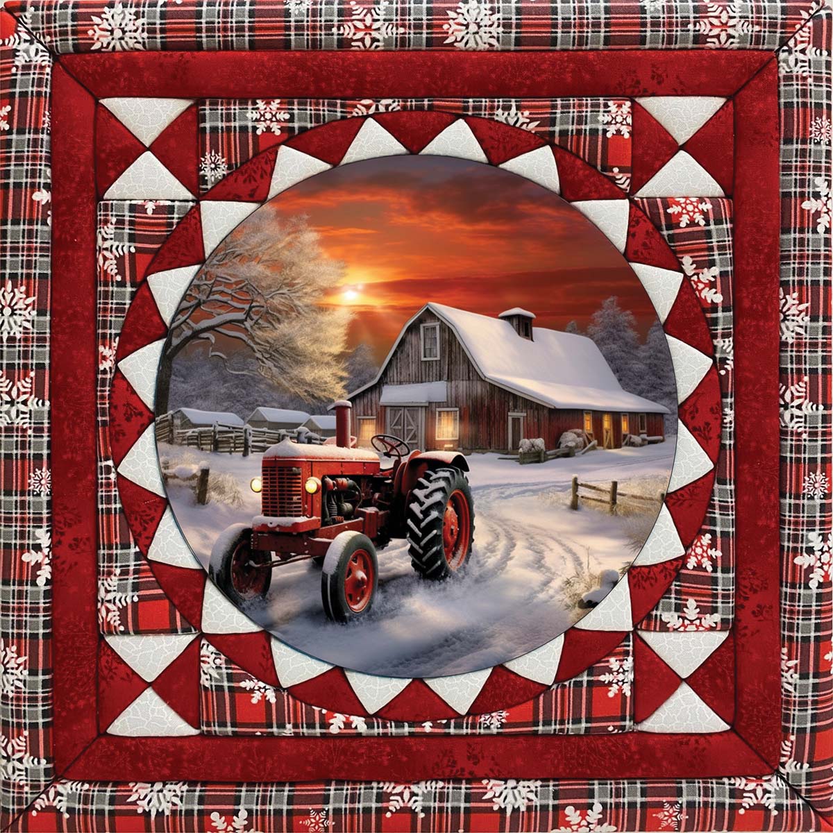 Quilt Magic  Winter Scene No-Sew Quilt Kit