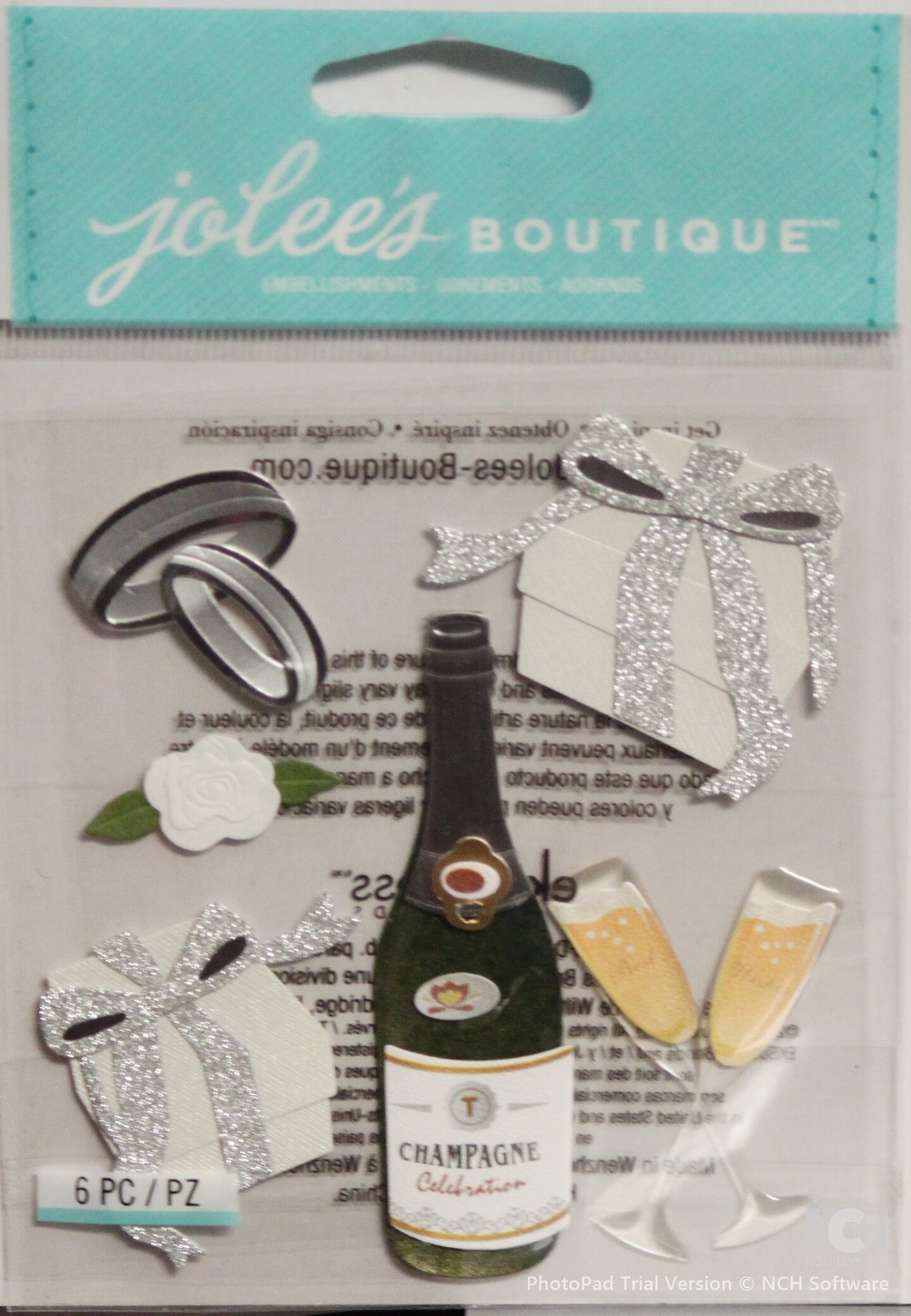 Jolee&#x27;s Boutique Wedding Gifts Dimensional Stickers