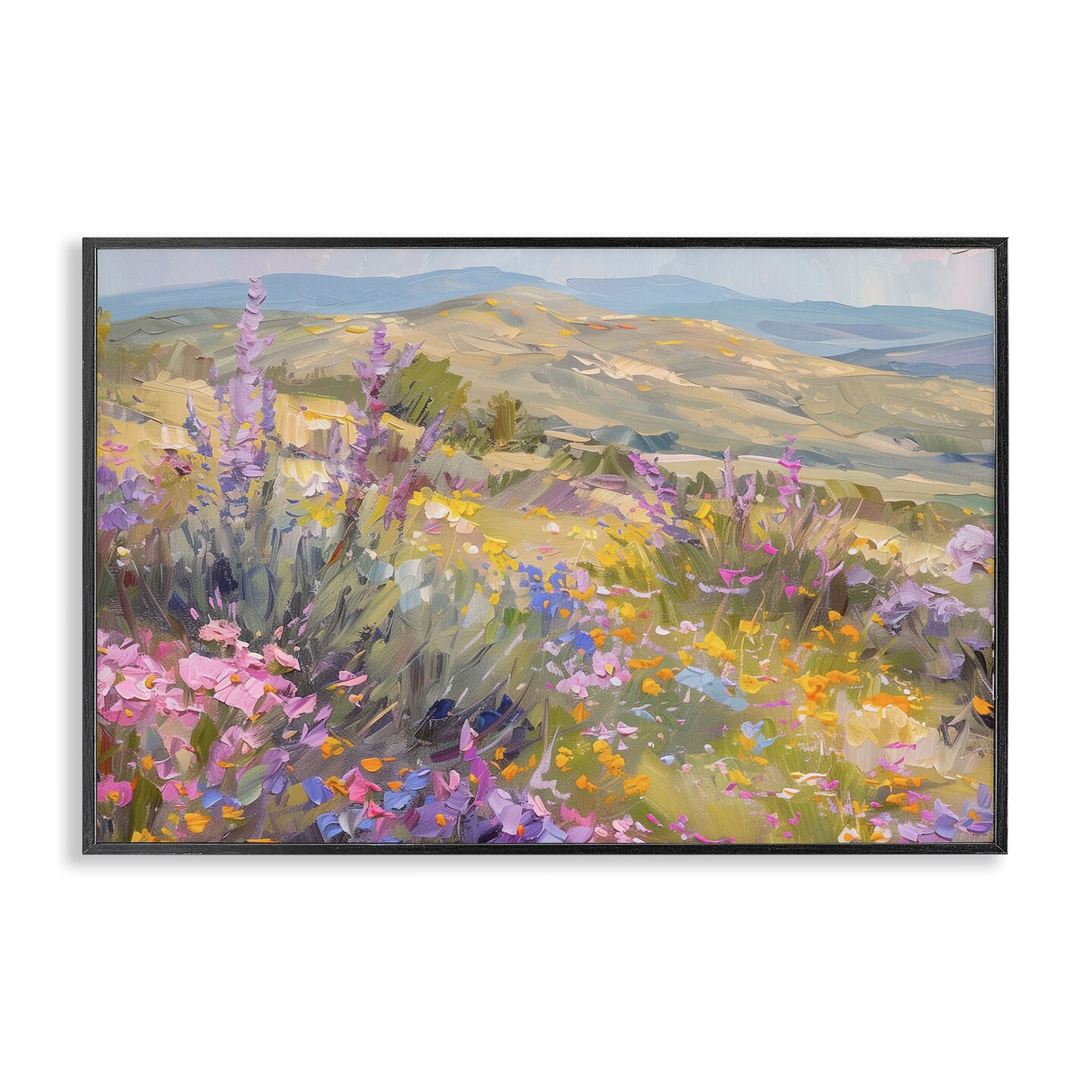 Stupell Industries High Desert Flowers Framed Giclee Wall Art Design by Gina Kelly