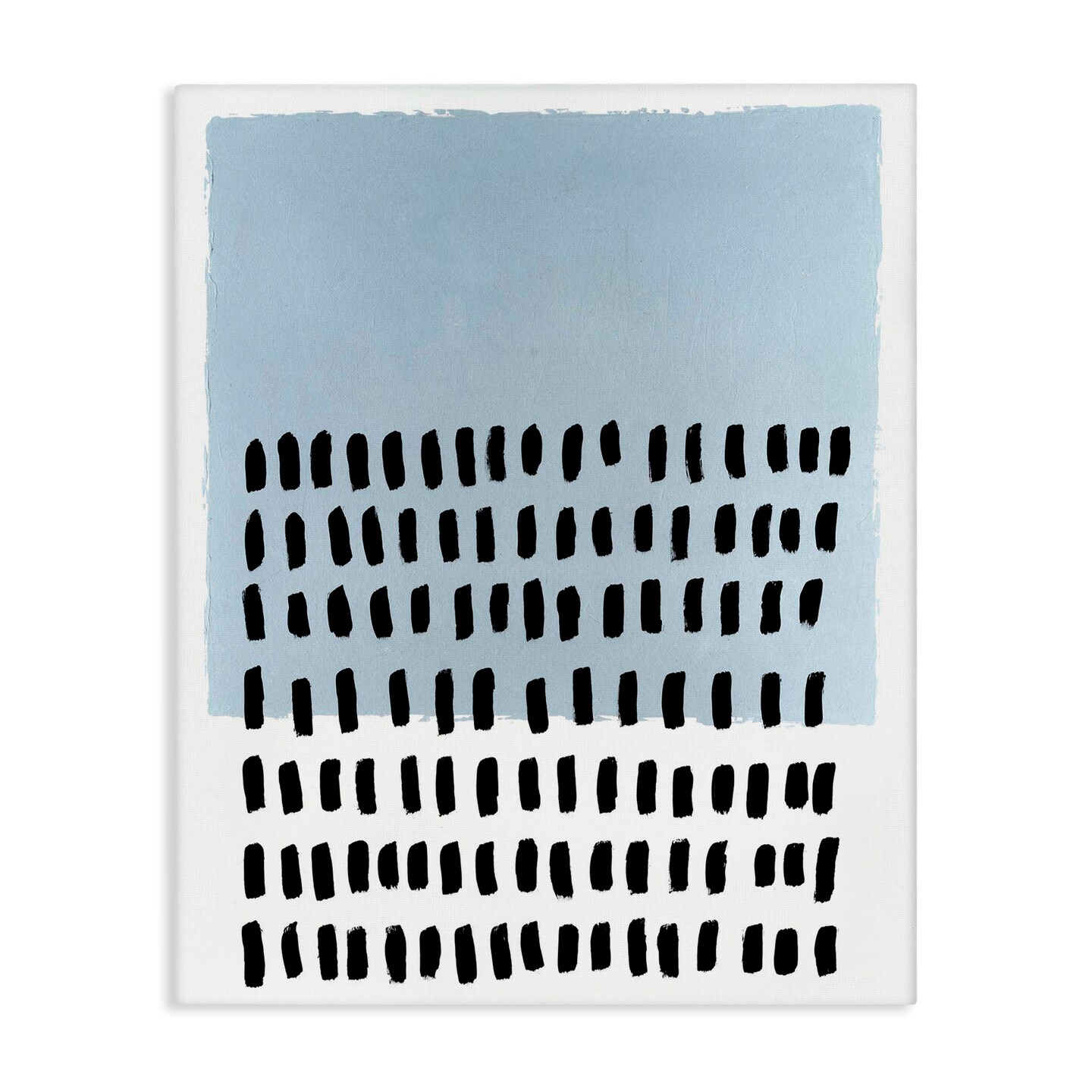 Stupell Industries Blue Dotted Pattern Canvas Wall Art Design by Michael Willett