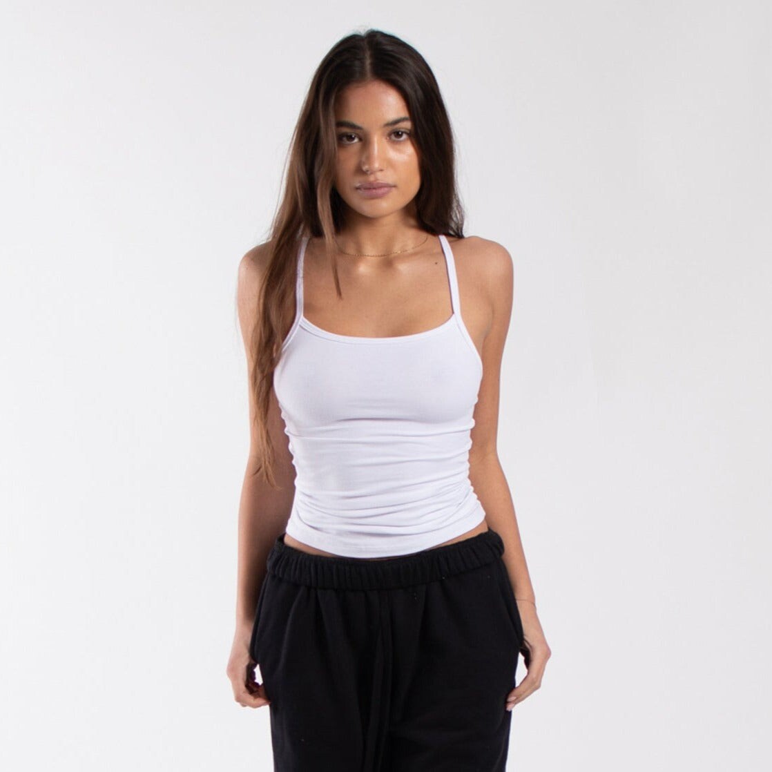 Women's Cropped Formfitting Tank